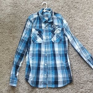 Helix long sleeve button up shirt